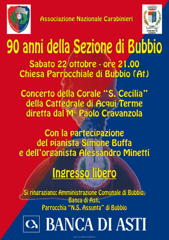 Bubbio | Concerto della Corale "S. Cecilia" di Acqui Terme
