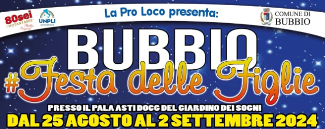 Bubbio | “Festa delle Figlie” (edizione 2024)