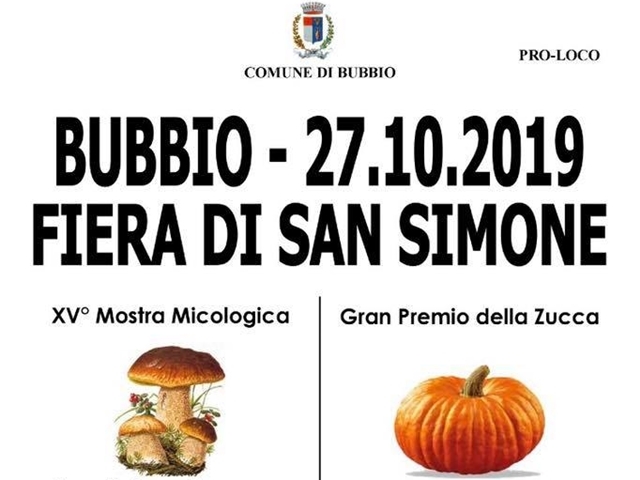 Bubbio | Fiera di San Simone 2019
